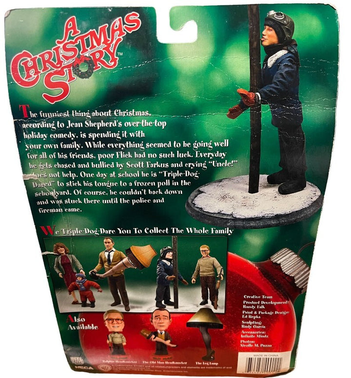 Scott Schwartz signed A Christmas Story "Flick" 2003 NECA 7" Action Figure/Toy