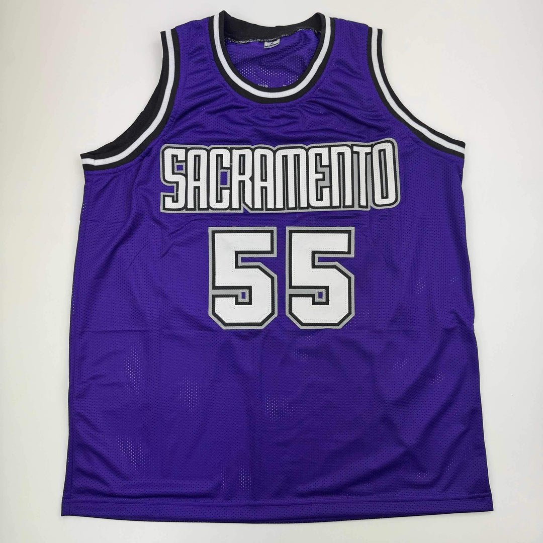 Autographed/Signed JASON WILLIAMS Sacramento Purple Jersey PSA/DNA COA Auto