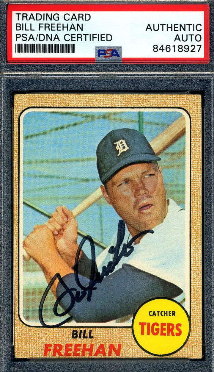 Bill Freehan PSA DNA Signed 1968 Topps Autograph