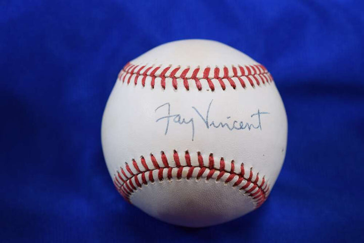Fay Vincent PSA DNA Autograph National League Signed Baseball ONL