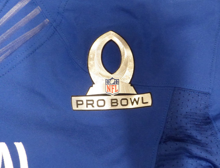 Saints Jahri Evans Signed Blue Nike Game Issued Jersey 2013 Pro Bowl Beckett