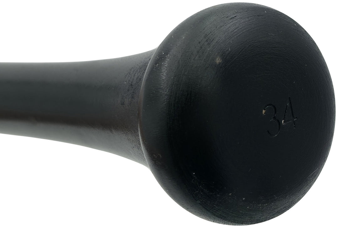 Ted Simmons Auto Black L Slugger Pro Stock Baseball Bat Cardinals Scratches BAS