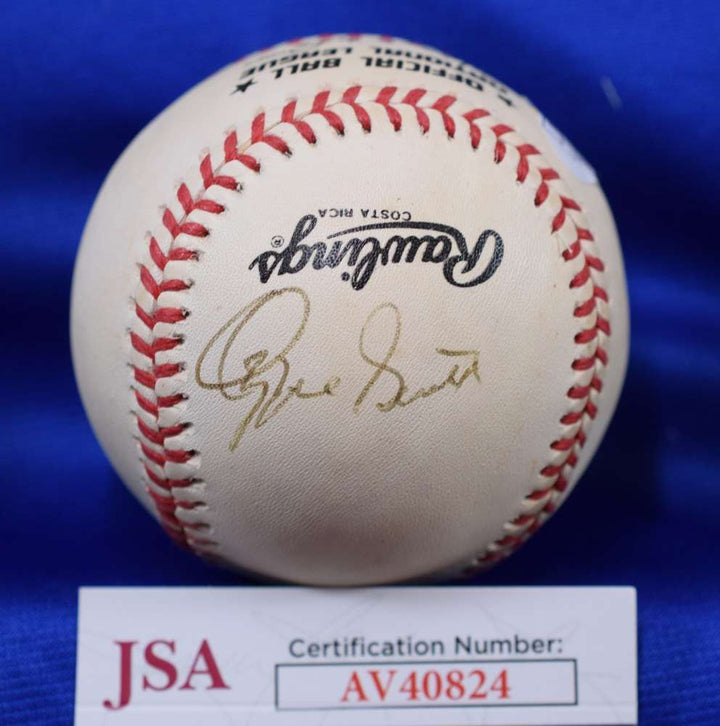 Ozzie Smith JSA COA Autograph National League Signed Baseball