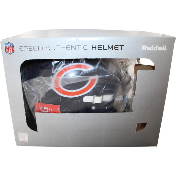 Luther Burden Autographed Chicago Bears Authentic Helmet Beckett WIT 58329