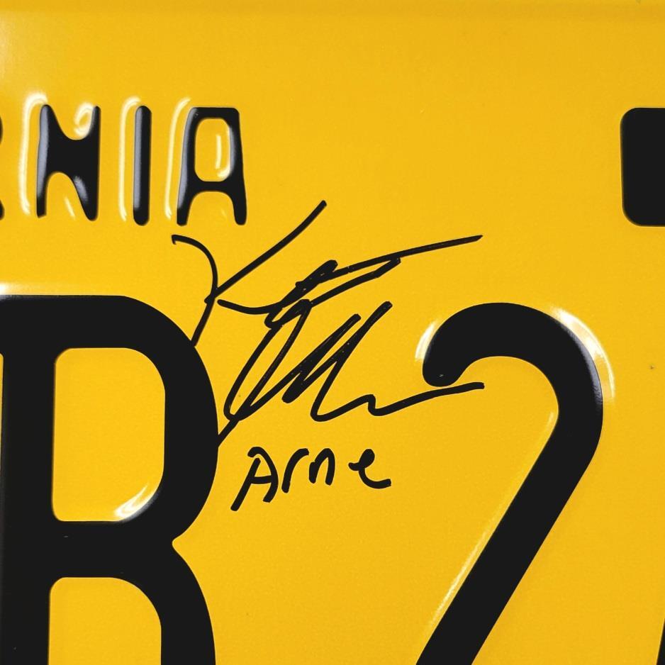 Keith Gordon signed "Arnie" Christine License Plate autograph ~ JSA