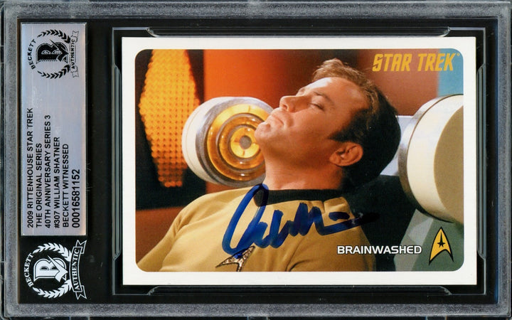 William Shatner Auto 2009 Rittenhouse Star Trek 40th Anniversary Card 307