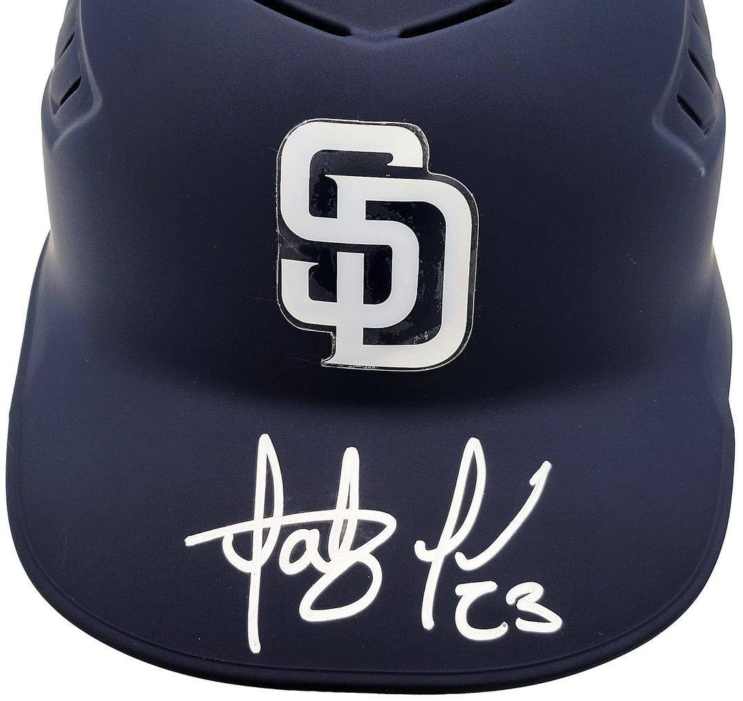 Fernando Tatis Jr. Auto Signed Padres Flat Matte Blue Velo Batting Helmet JSA