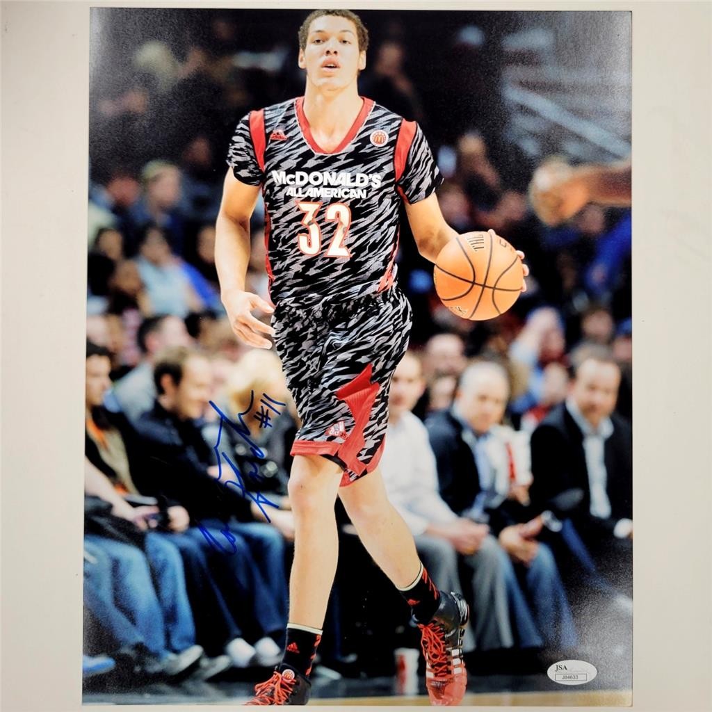 Aaron Gordon signed McDonald's All-American 11x14 photo autograph JSA Sticker