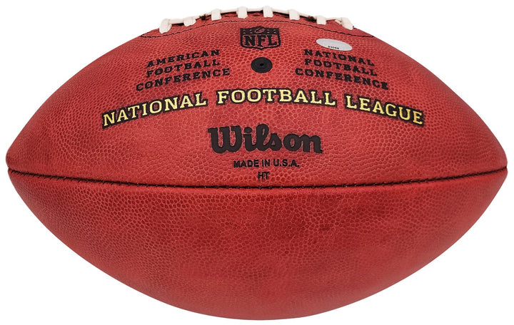 Walter Jones Signed Official NFL Leather Football Seahawks "HOF 14" MCS Holo