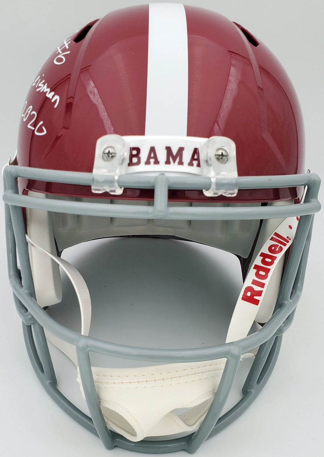 Devonta Smith Signed Alabama Crimson Tide Full Size Speed Replica Helmet Beckett