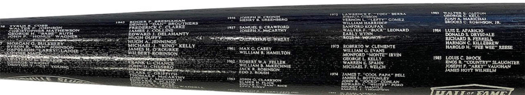Hall of Fame Louisville Slugger unsigned Commemorative Black Bat 1939-1989 MLB