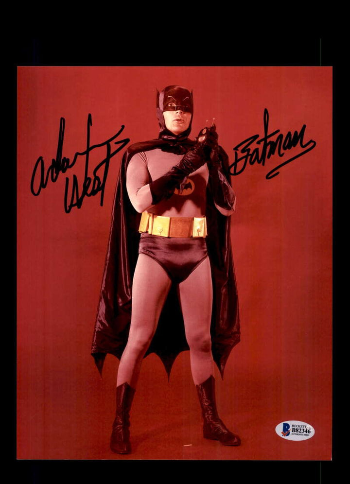 Adam West Beckett BAS Signed 8x10 Photo Autograph Batman