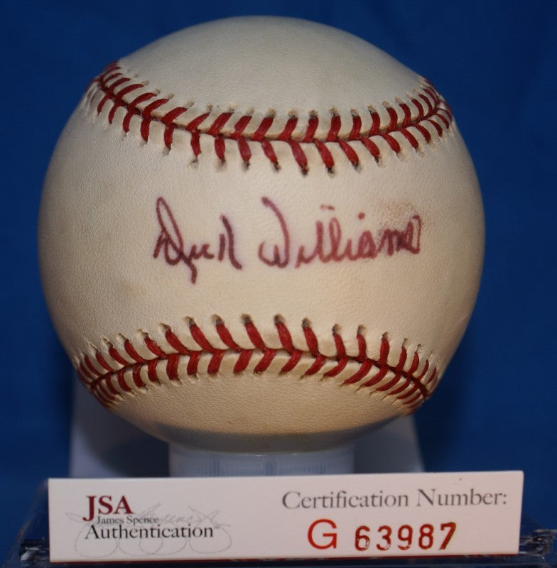 Dick Williams Jsa Certified Autograph National League Baseball Authentic Signed