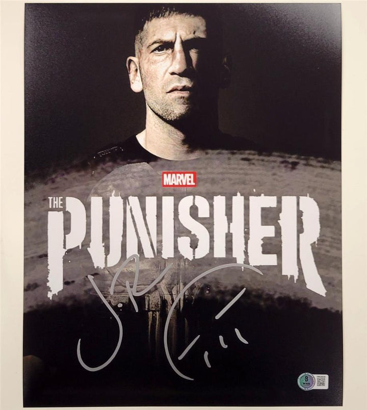 Jon Bernthal signed Marvel Punisher 11x14 photo sketch autograph ~ Beckett BAS