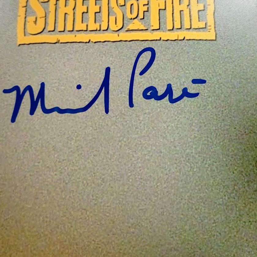 Michael Pare signed Streets of Fire 8x10 photo #2 autograph ~ Beckett BAS