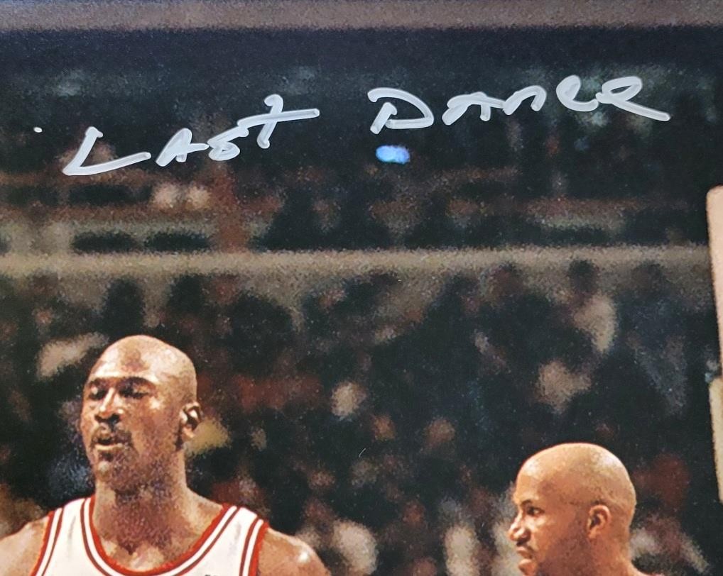 Dennis Rodman signed 97-98 Bulls "Last Dance" 16x20 photo autograph Beckett BAS