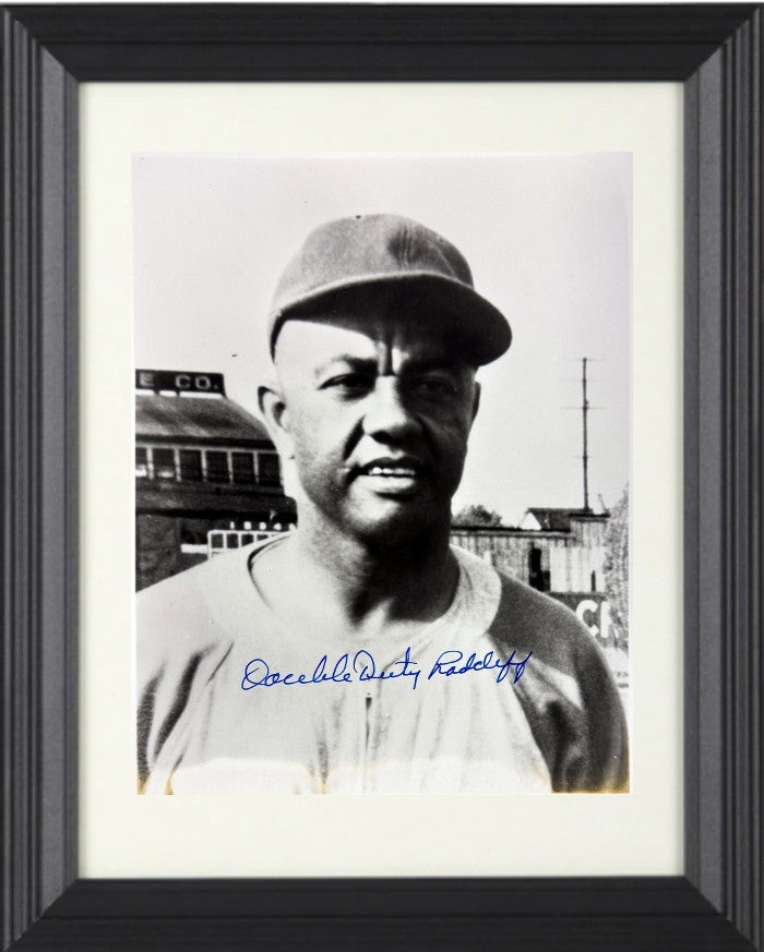 Ted Double Duty Radcliffe signed Homestead Grays 8x10 Photo Dings Framed -  COA