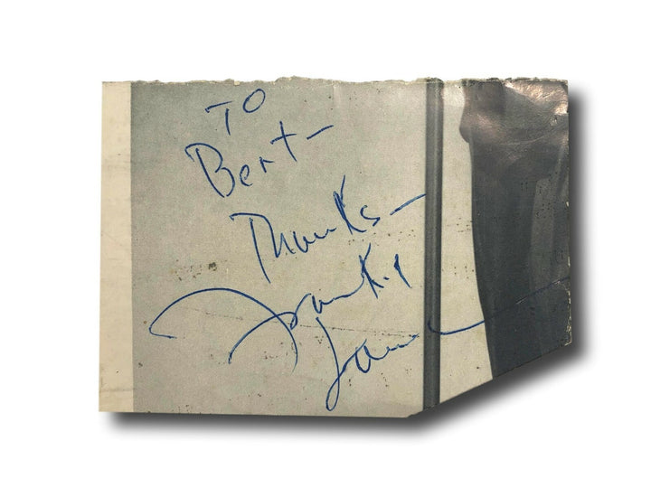 Frankie Laine Hand Signed Page Cut JSA COA Autograph Actor Singer