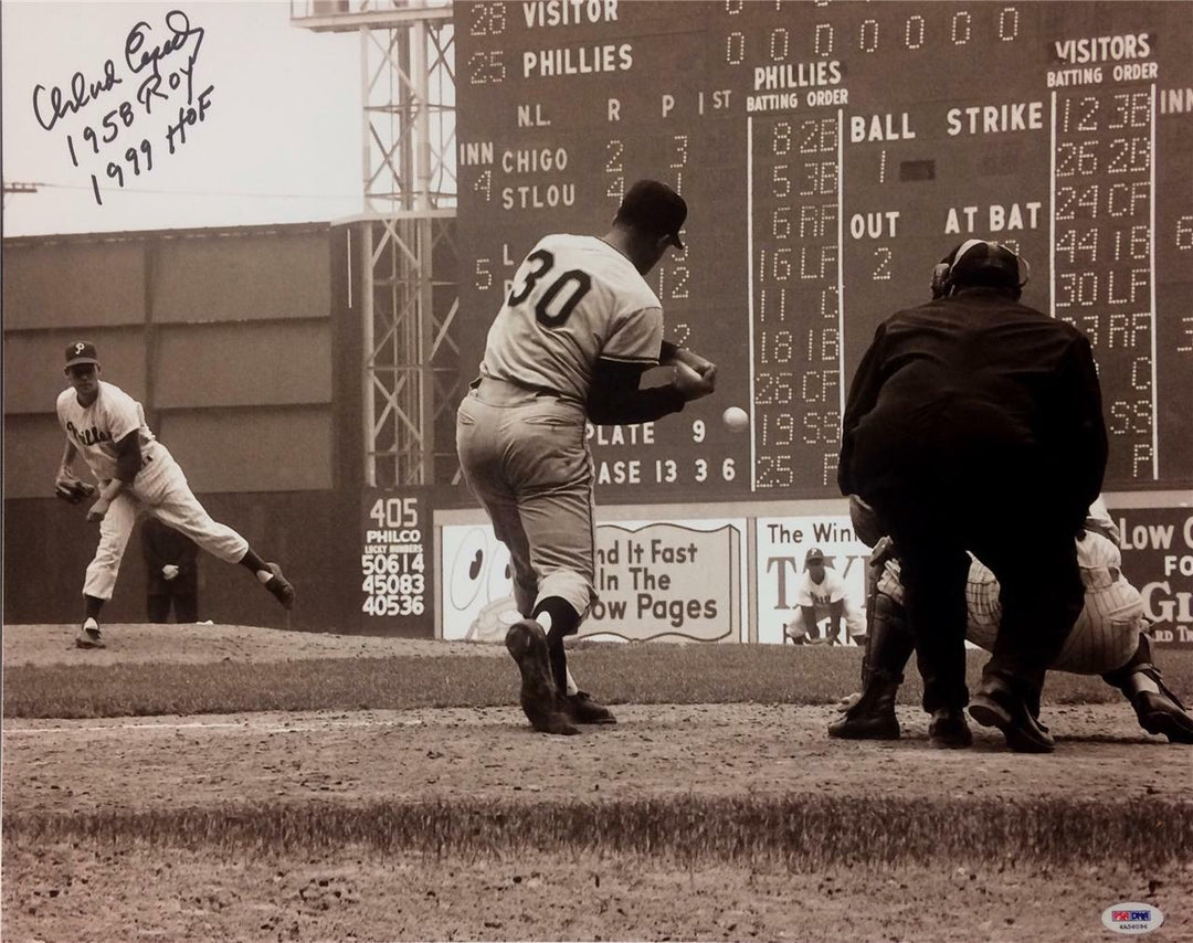 ORLANDO CEPEDA Autograph "58 ROY" & "99 HOF" Signed Giants 16x20 Photo ~ PSA COA
