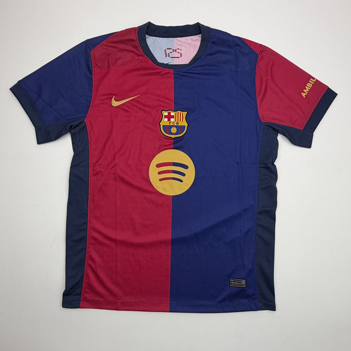 Autographed/Signed Robert Lewandowski FC Barcelona Soccer Jersey Beckett BAS COA