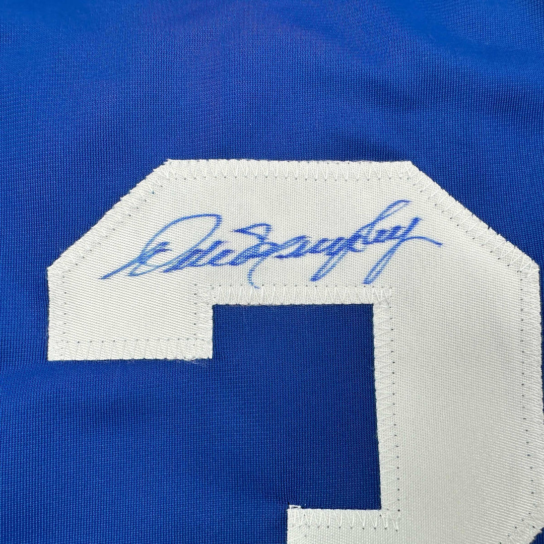 Autographed/Signed DALE MURPHY Atlanta Royal Blue Baseball Jersey JSA COA Auto
