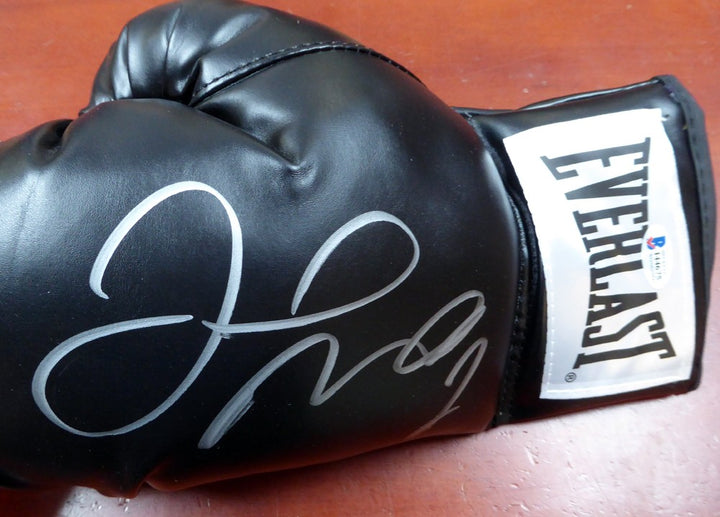 Floyd Mayweather Jr. Signed Black Everlast Glove LH Beckett