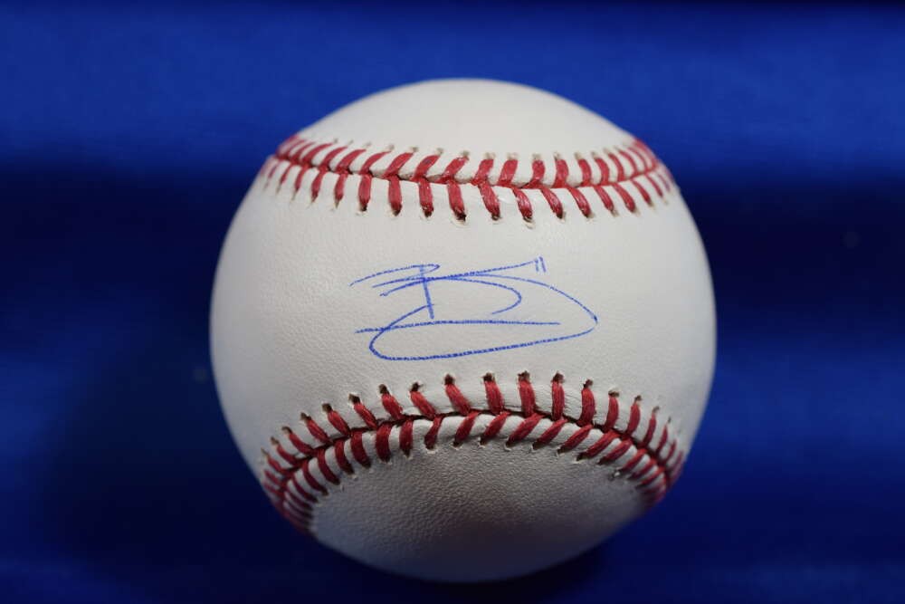 Brett Gardner MLB Authentic COA Autograph Major League OML Signed Baseball 1
