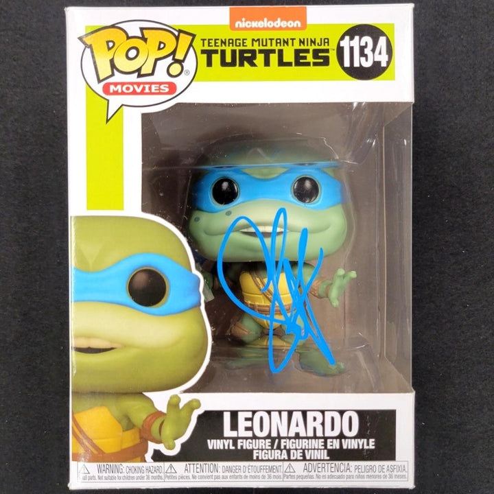 Seth Green signed TMNT Leonardo Funko Pop! 1134 autograph (A) ~ Beckett BAS