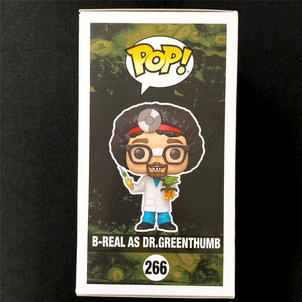B-Real signed Cypress Hill Dr. Greenthumb Funko Pop! 266 figure autograph PSA