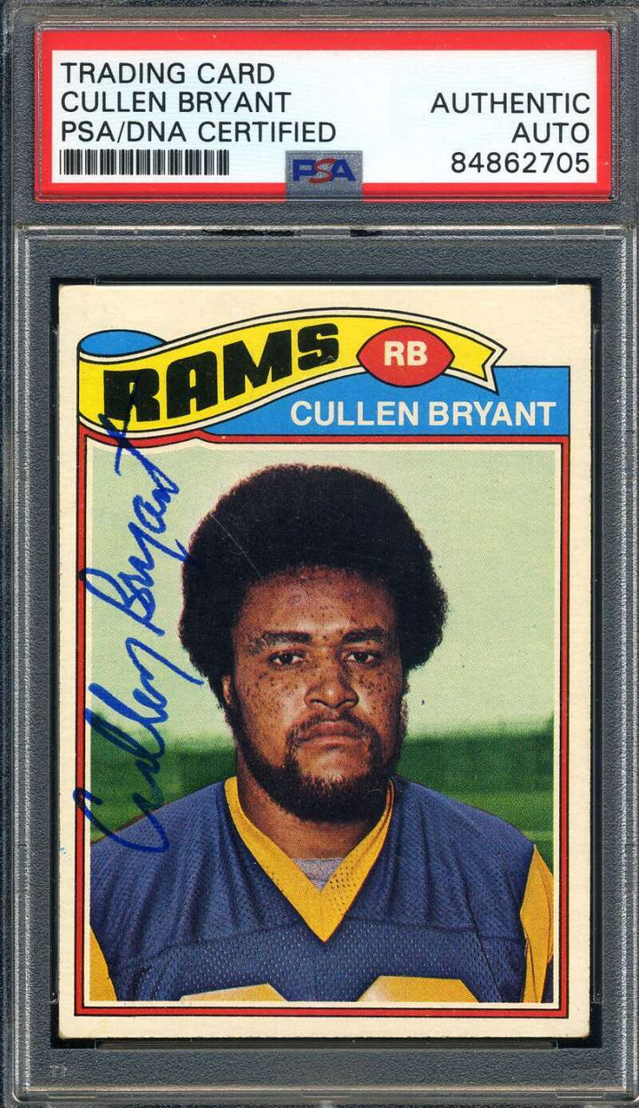 Cullen Bryant PSA DNA Signed 1977 Topps Autograph