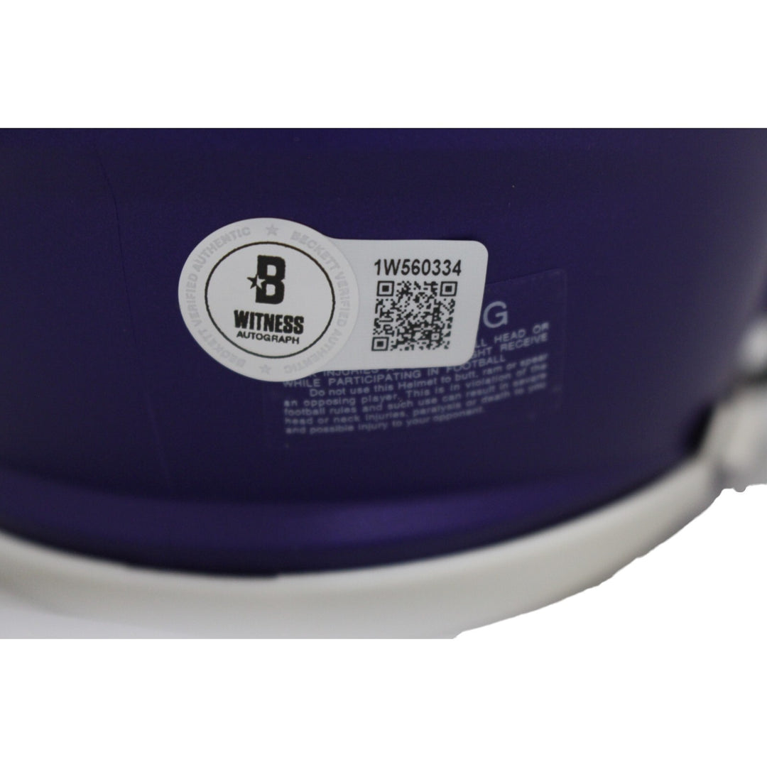 Blake Cashman Signed Minnesota Vikings Mini Helmet Beckett 44664