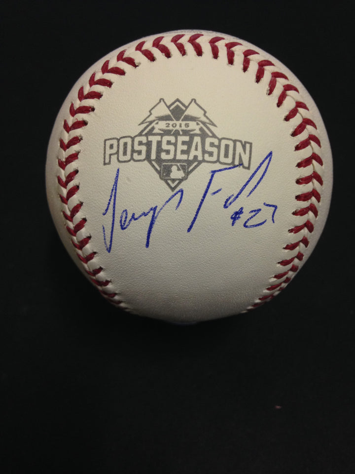 Jeurys Familia Signed OMLB Post Season Baseball Mets Closer auto STEINER MLB COA