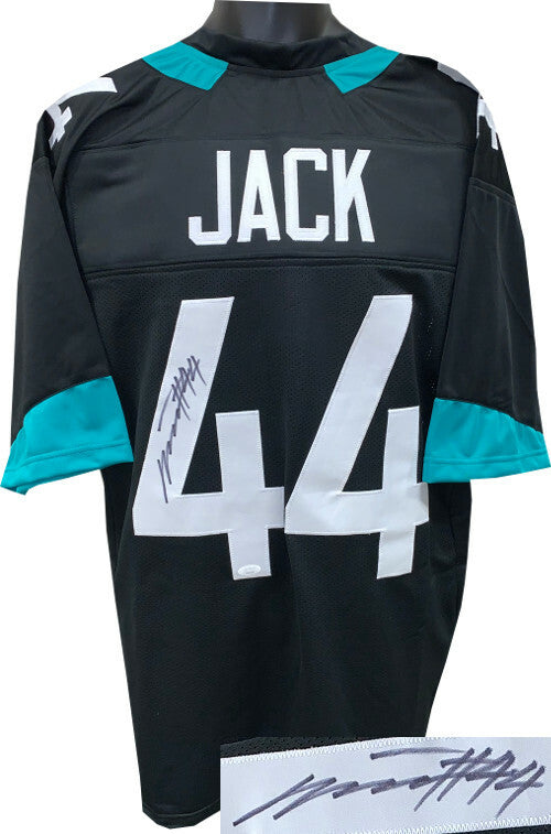 Myles Jack signed Black Custom Stitched Pro Style Football Jersey #44- JSA Holo