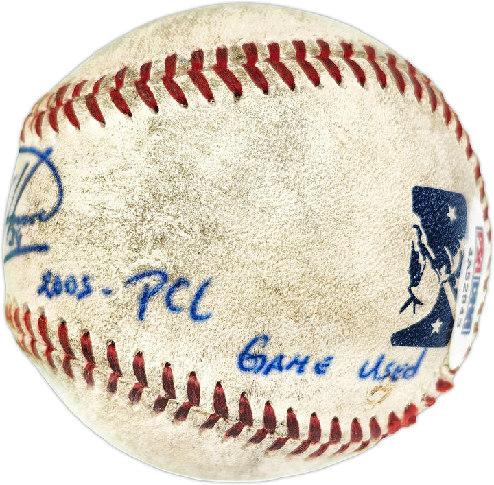 Felix Hernandez Auto Pacific Coast League Game Used Baseball "2005 PCL" PSA/DNA