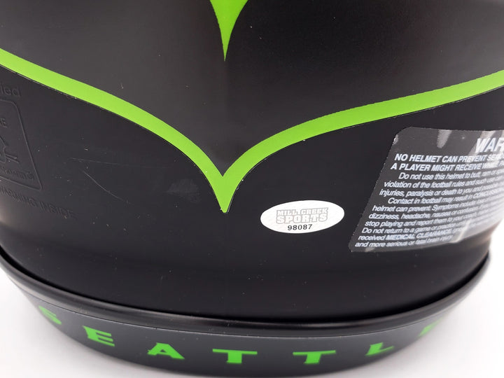 Kam Chancellor Auto Seahawks Eclipse Black Full Size Auth Speed Helmet SB Champs
