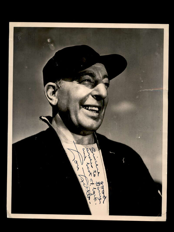 Lou Little PSA DNA Coa Signed Columbia 8x10 Autograph Photo