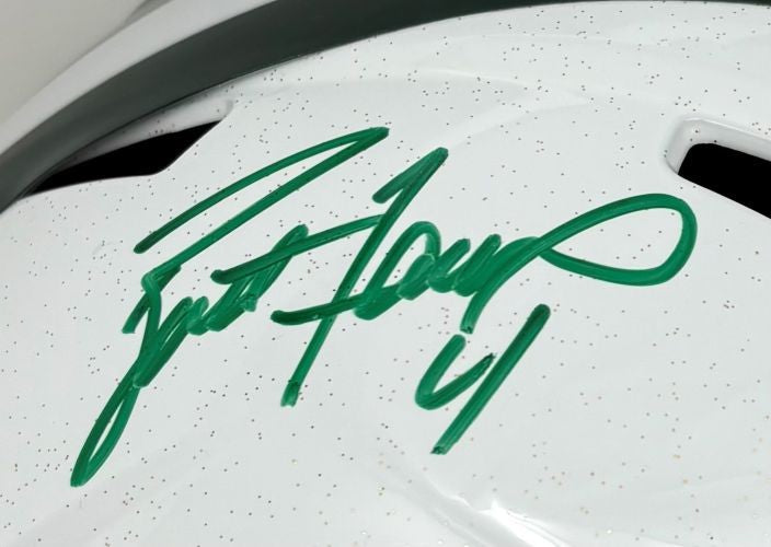 Brett Favre Signed Green Bay Packers FS White Replica Speed Helmet Radtke Holo