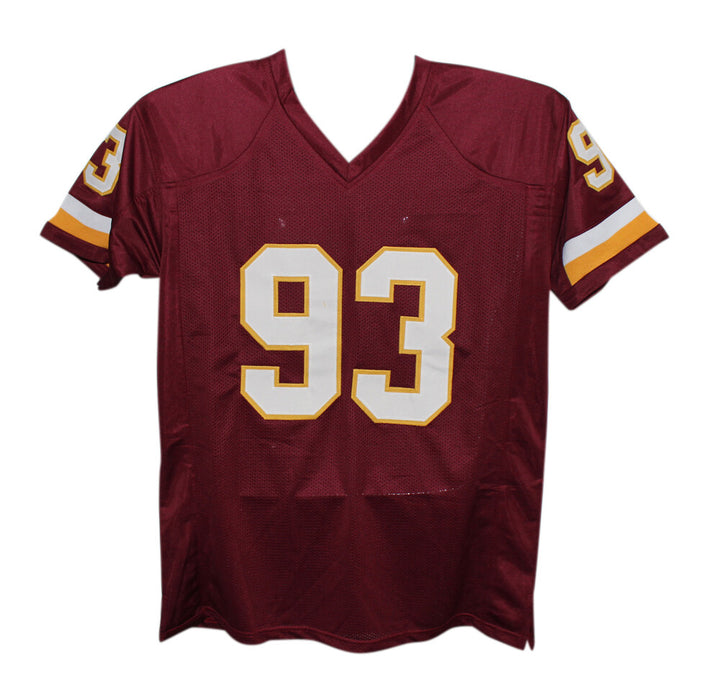 Jonathan Allen Autographed/Signed Pro Style Burgundy XL Jersey Beckett 37714