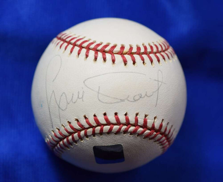 Luis Tiant Topps Coa Autograph Major League OML Signed Baseball