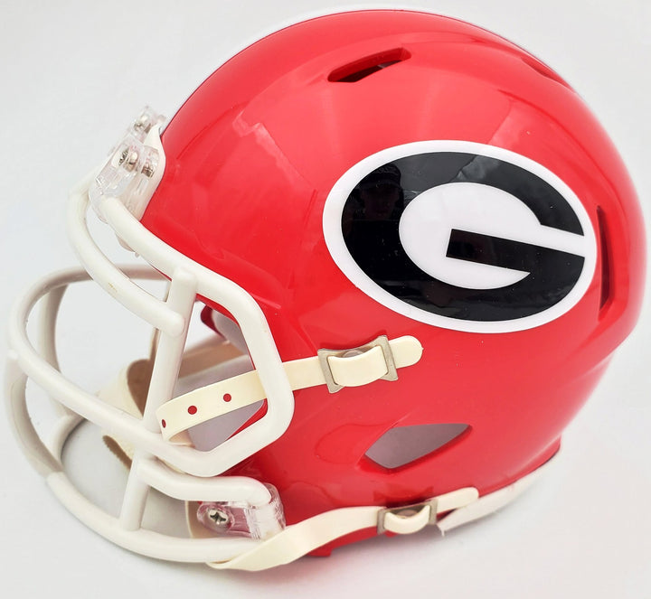 Herschel Walker Signed Georgia Bulldogs Speed Mini Helmet "Heisman 82" Beckett