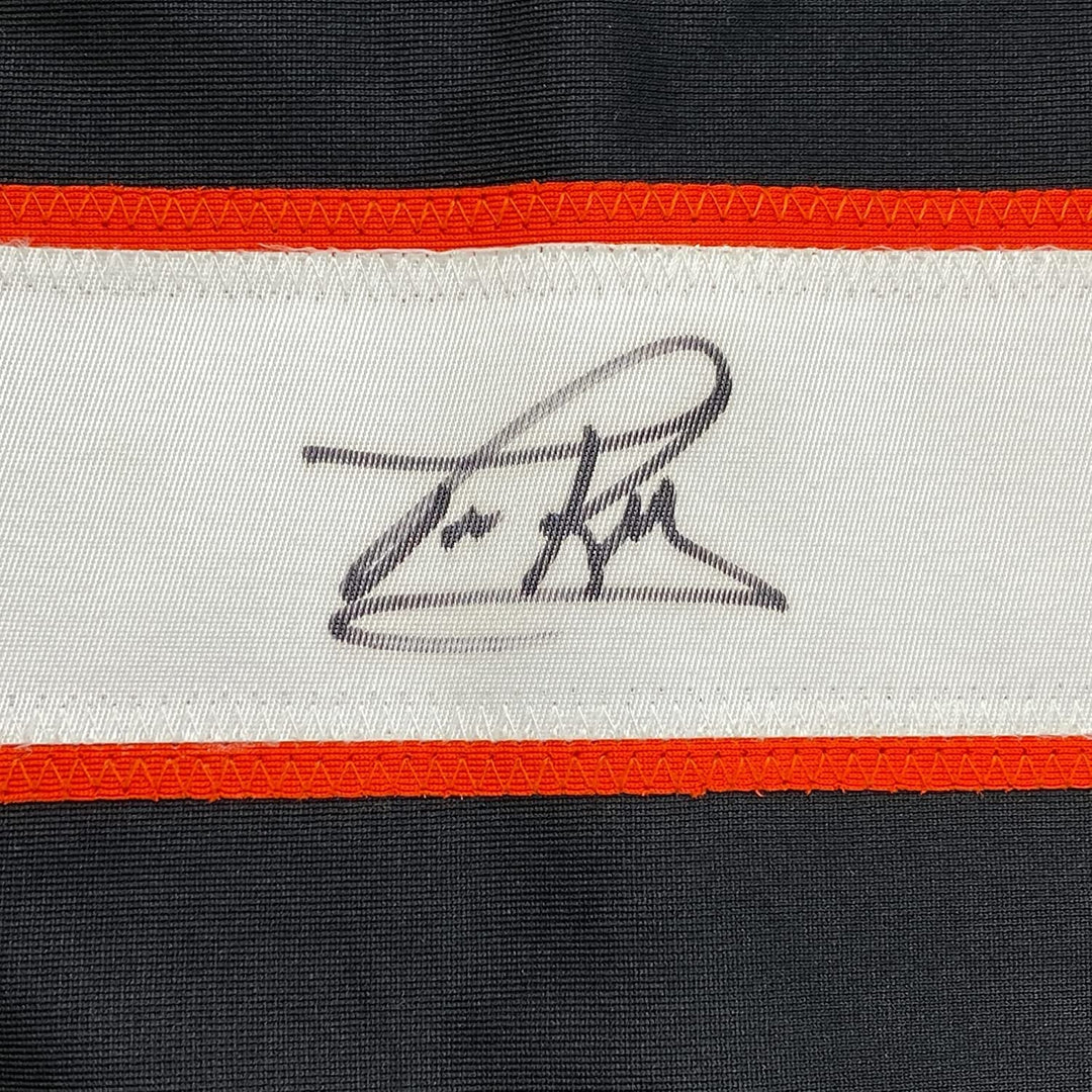 FRAMED Signed TIM KERR 35x39 Philadelphia Black Jersey JSA COA Auto