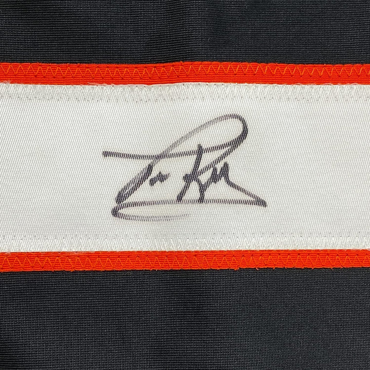 FRAMED Signed TIM KERR 35x39 Philadelphia Black Jersey JSA COA Auto