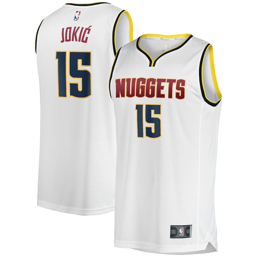 Nikola Jokic Denver Nuggets White Fanatics Basketball Jersey
