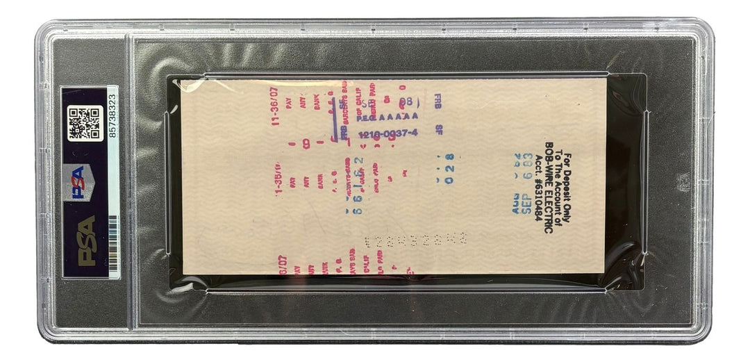 Willie McCovey San Francisco Giants Signed Bank Check #243 PSA/DNA