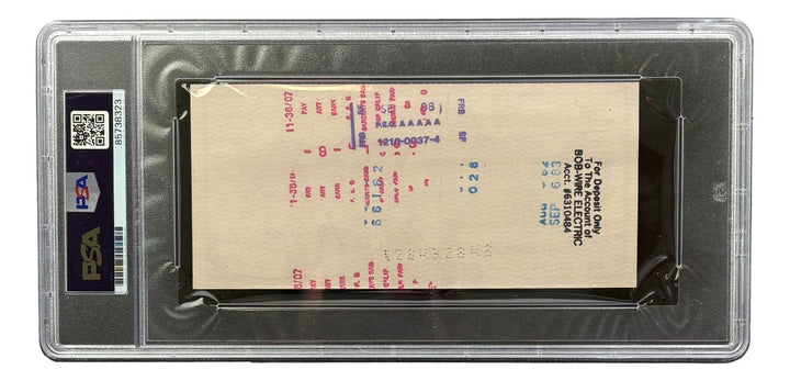 Willie McCovey San Francisco Giants Signed Bank Check #243 PSA/DNA