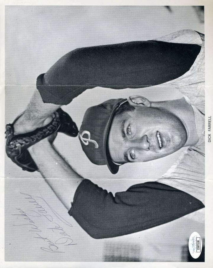 Turk Dick Farrell JSA Coa Hand Signed 8x10 1960`s Photo Autograph