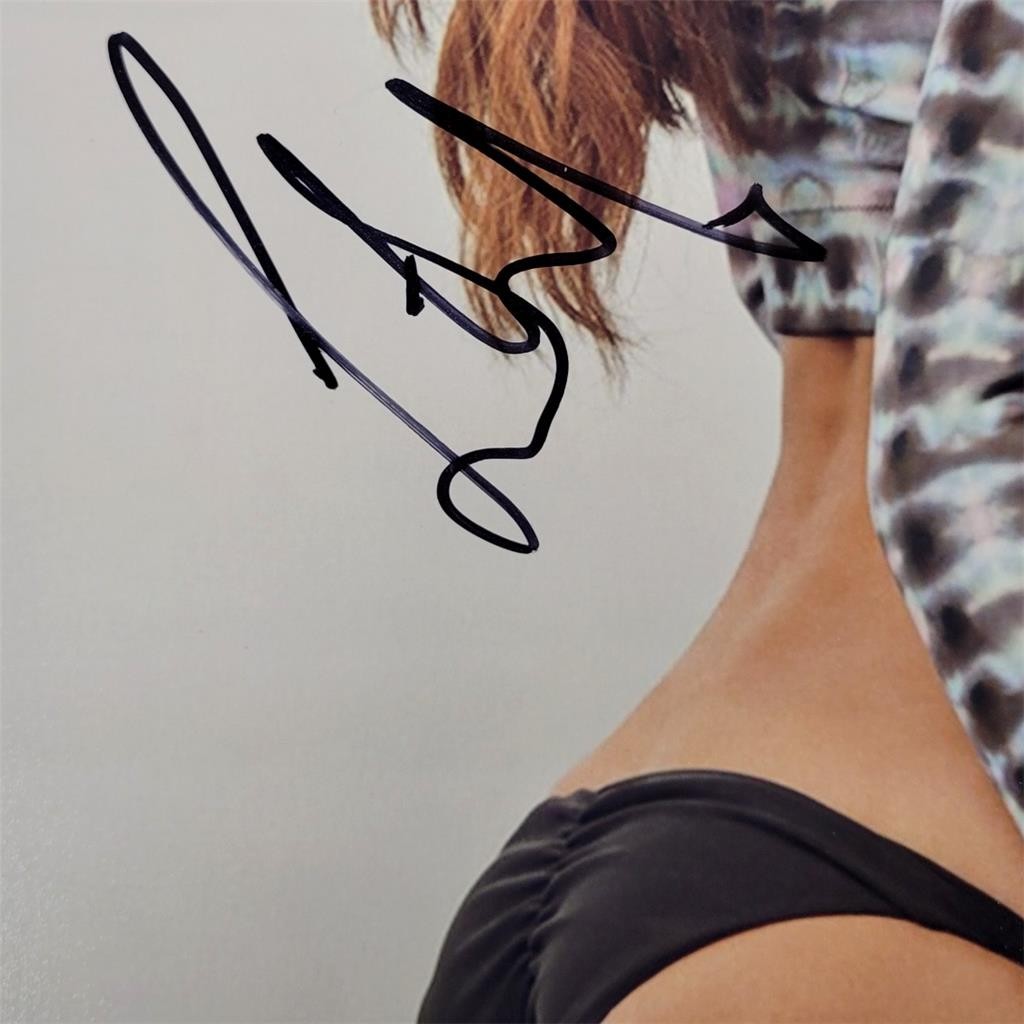 Lily Aldridge signed 11x14 photo Victoria's Secret Model autograph ~ PSA COA
