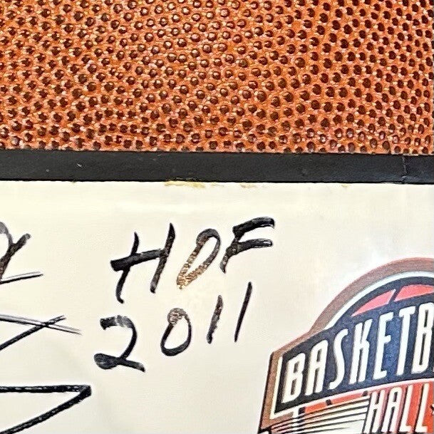 Dennis Rodman Signed Spalding Hall of Fame Basketball HOF 2011 Auto LE Bulls COA