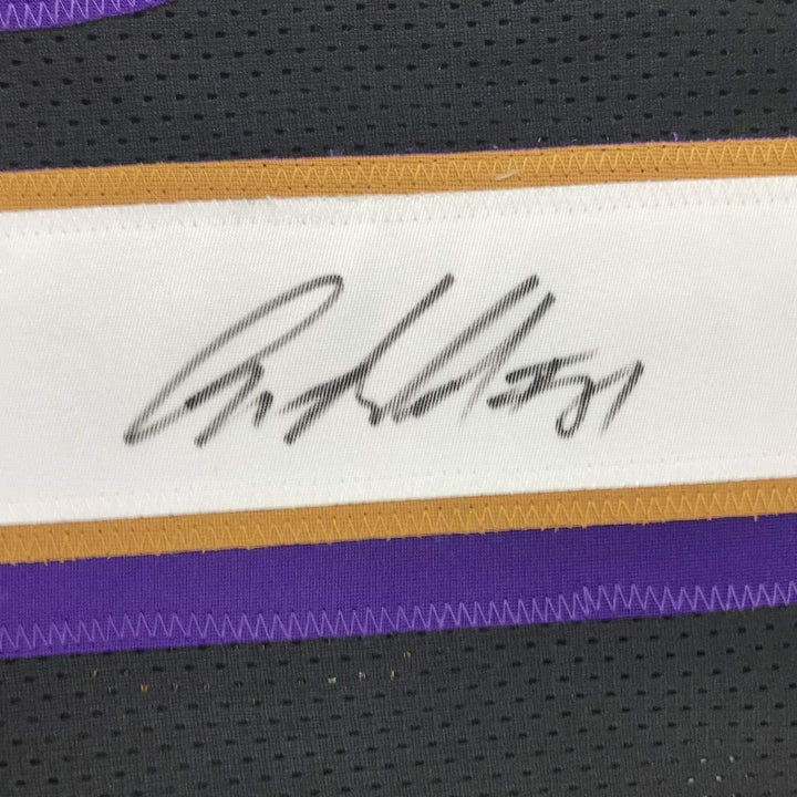Autographed/Signed Anquan Boldin Baltimore Black Jersey Beckett BAS COA