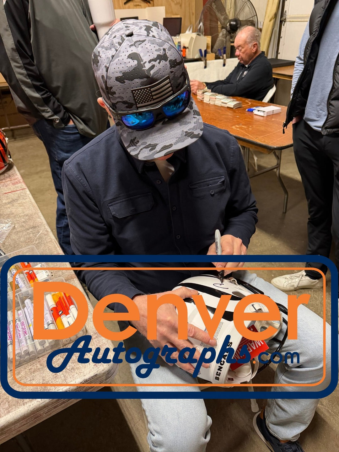 Boomer Esiason Autographed Cincinnati Bengals Authentic Alt Helmet Beckett 56209